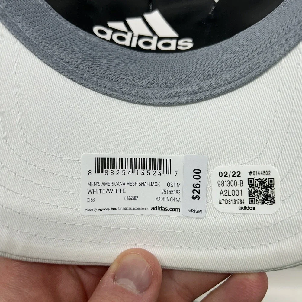 Adidas Mens Adjustable Americana Mesh Snapback Hat